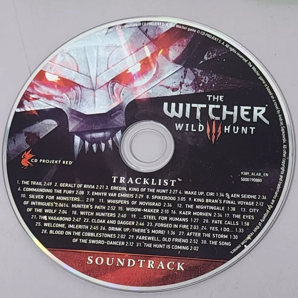 The Witcher 3: Wild Hunt Xbox One Game With Manual & Soundtrack‎ Untested